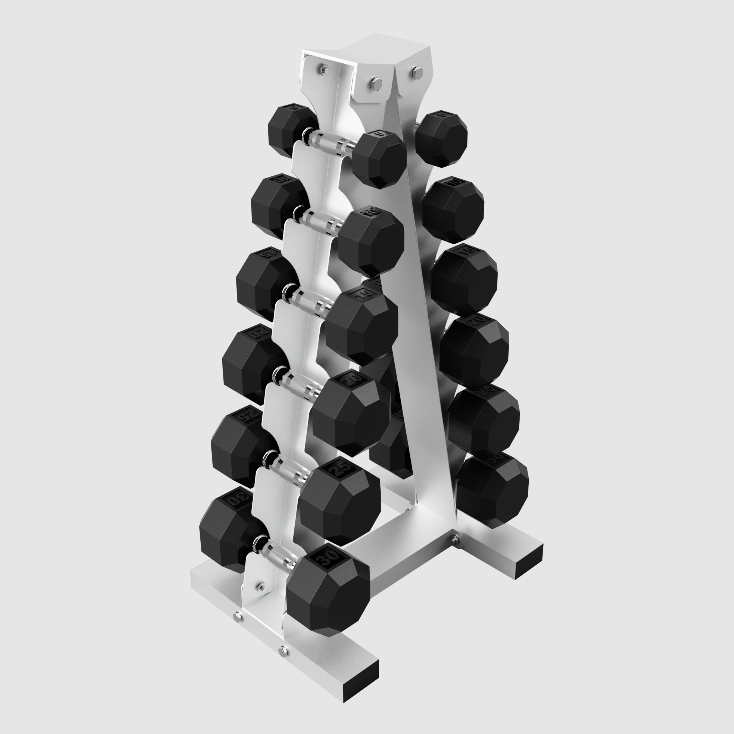 VTX Rubber Dumbbells 