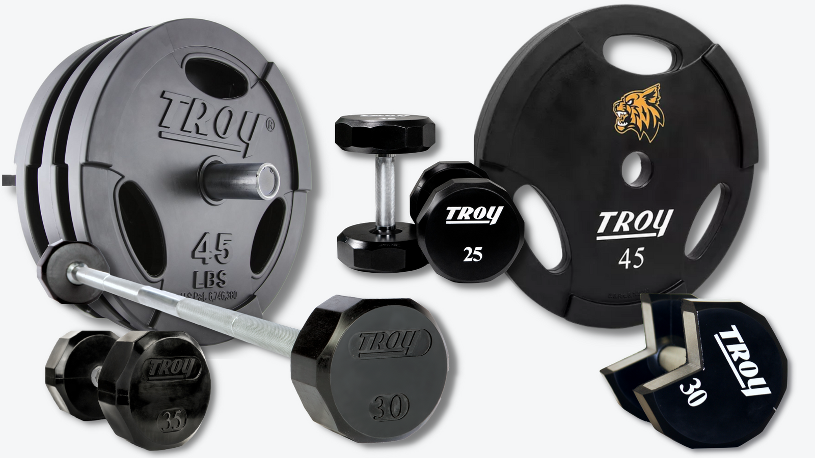 What s the real difference between rubber and urethane free weights Troy Barbell Fitness