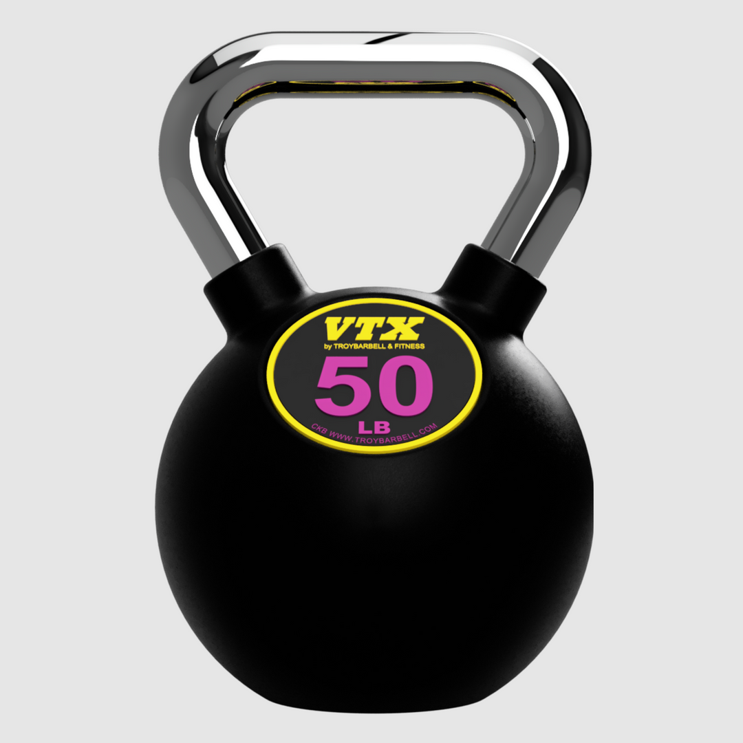 Lot Combiné De 10 Kettlebells TROY - Poids De 8 à 50 Lb, Fonte, Caoutchouc, Neuf (fermeture D'usine)