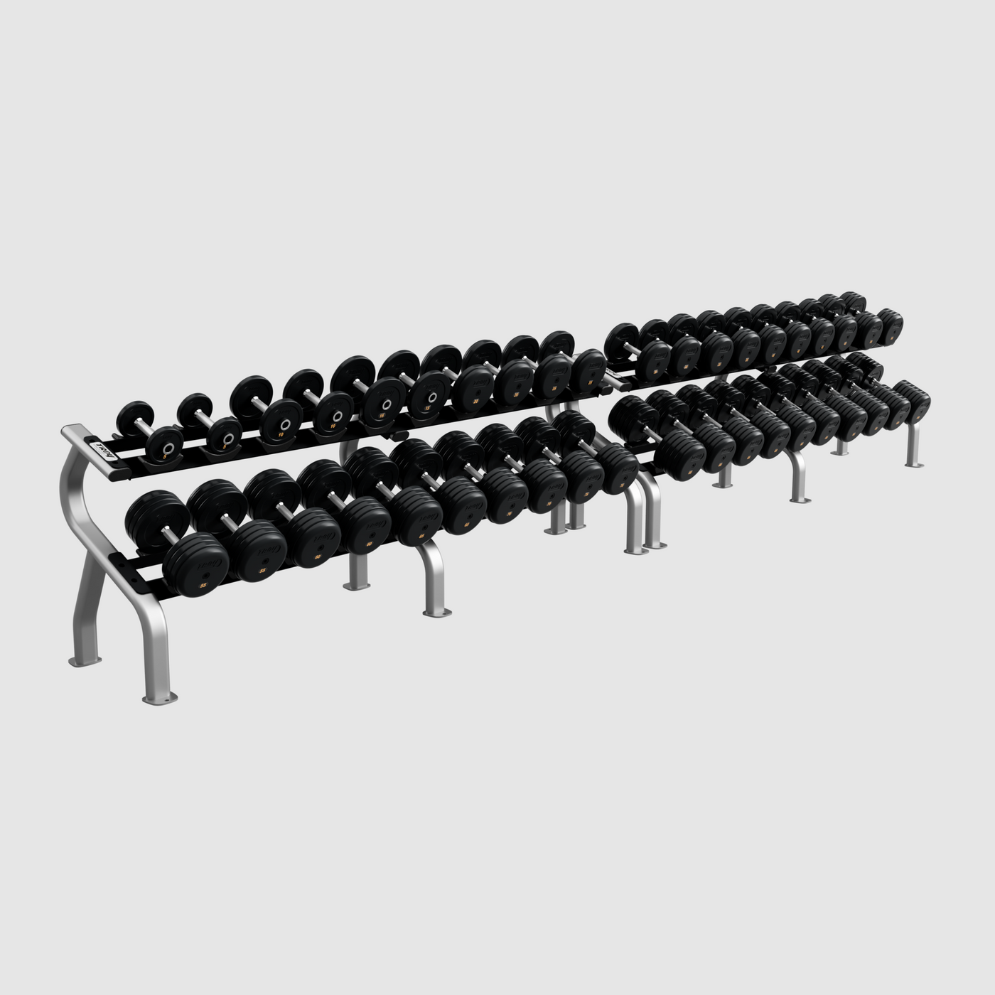 TROY Pro Style Dumbbells - Rubber Encased