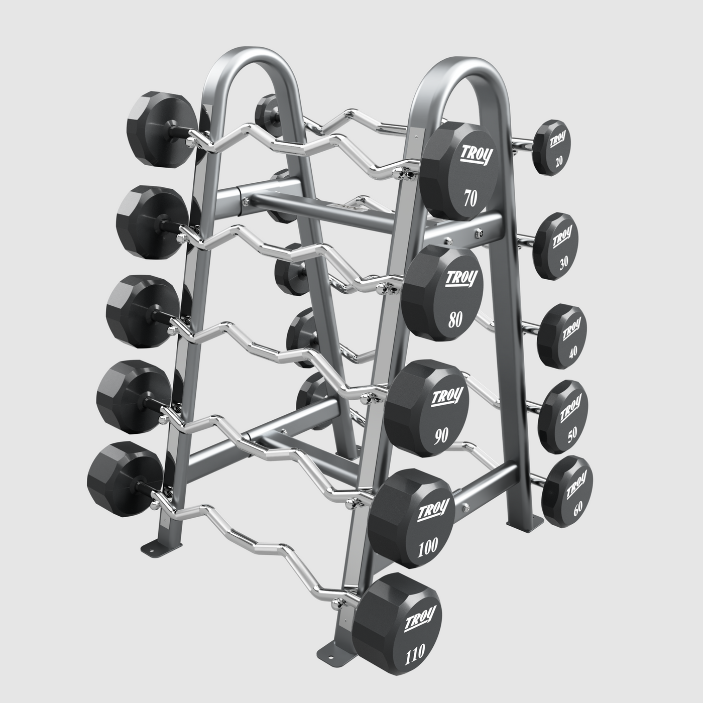 Troy Urethane Curl Barbell Set