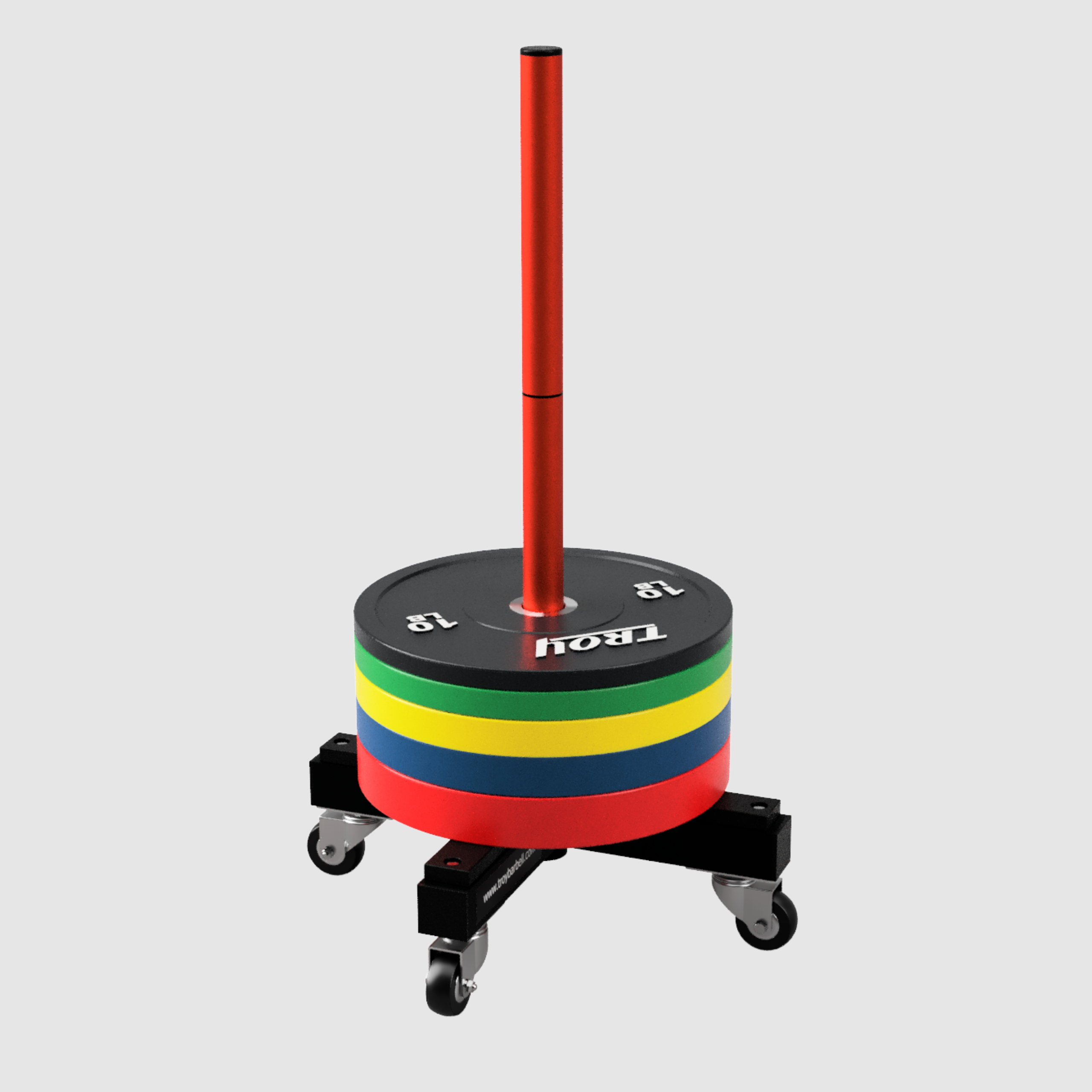 Mobile Bumper Plate Rack – Troy Barbell & Fitness