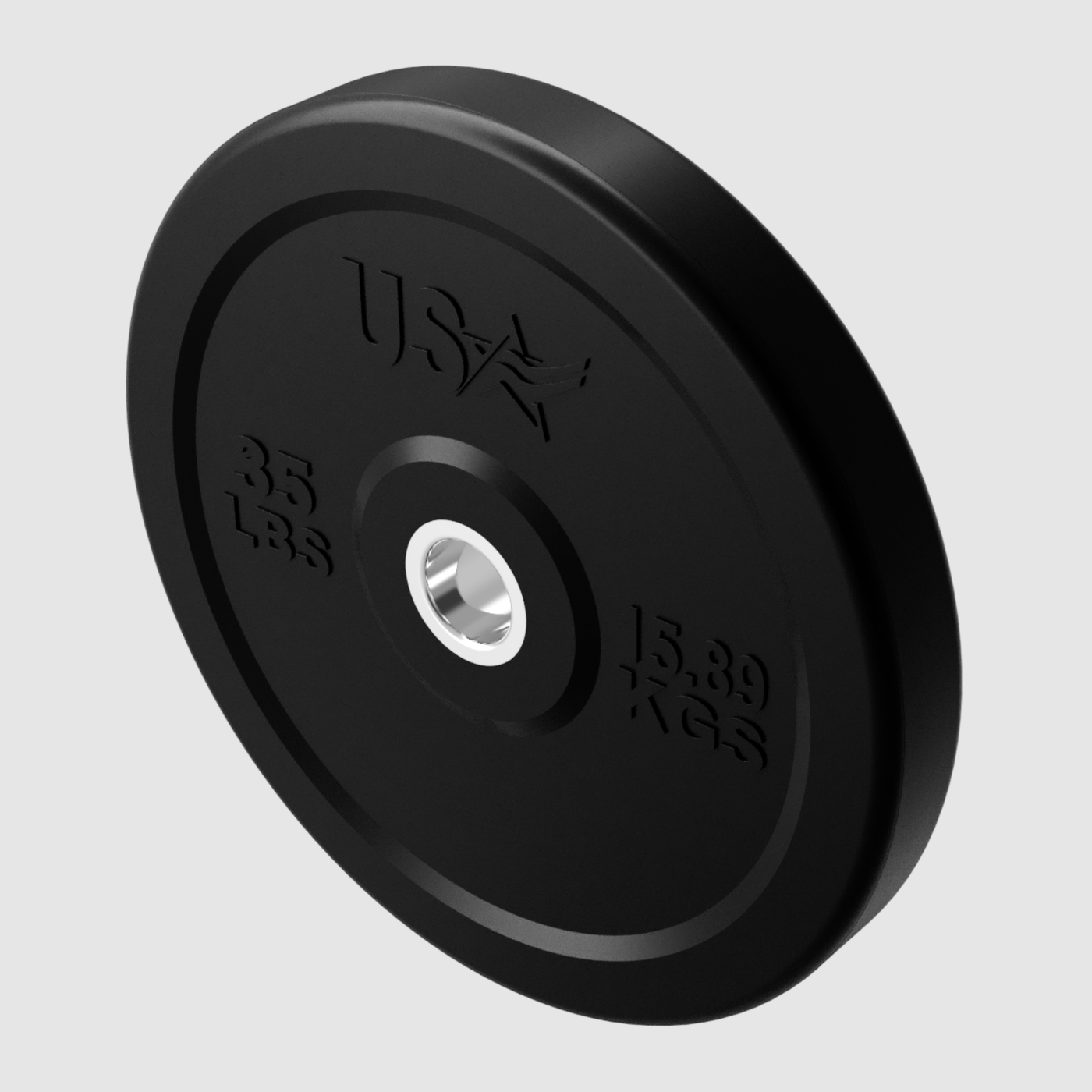 Solid Rubber Bumper Plate