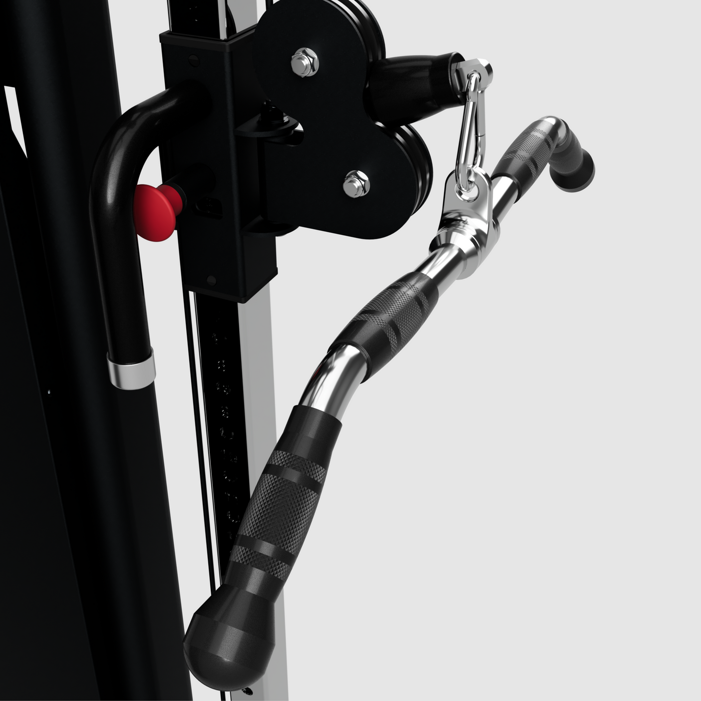 28" ECONOMY CURL BAR W/ SWIVEL AND RUBBER GRIPS