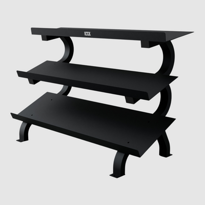 3-Tier Dumbbell Shelf Rack