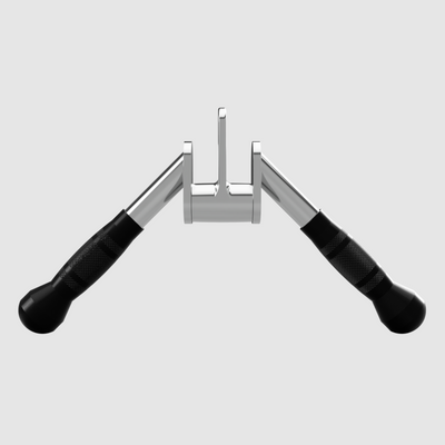 Triceps Press Down V Bar with Swivel and Rubber Grips