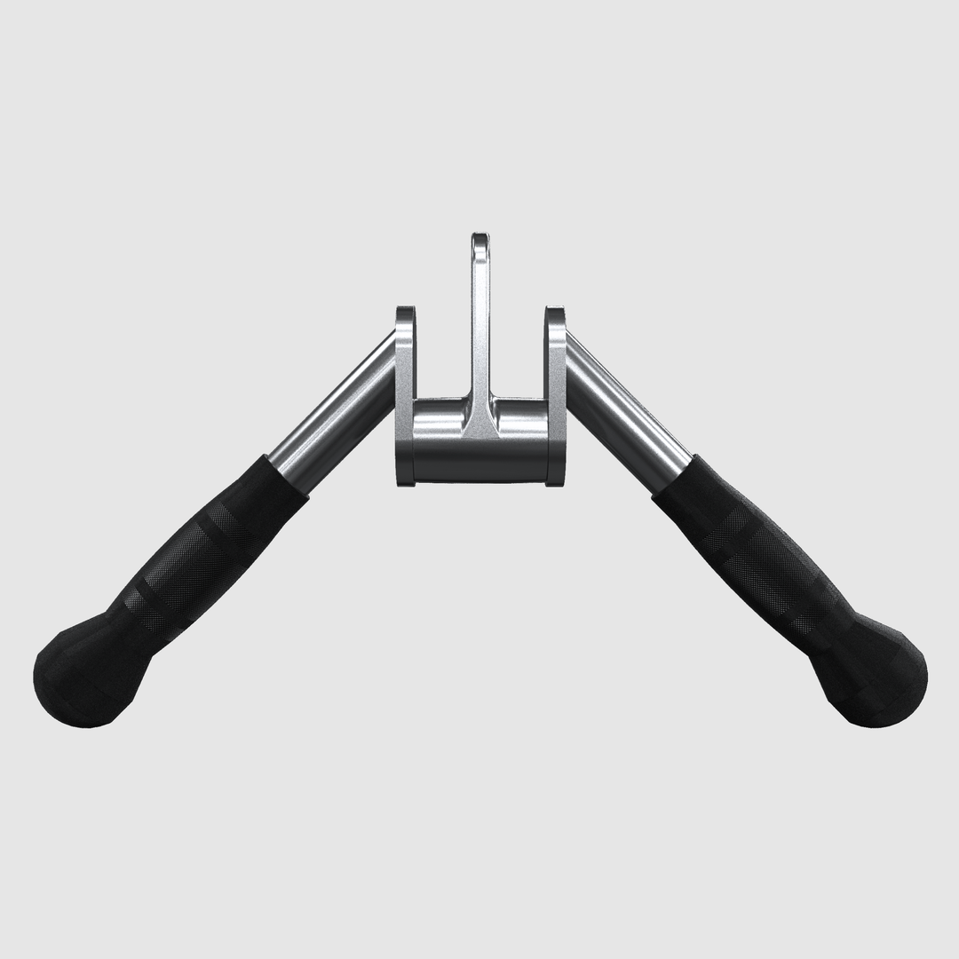 Triceps Press Down V Bar with Swivel and Rubber Grips – Troy