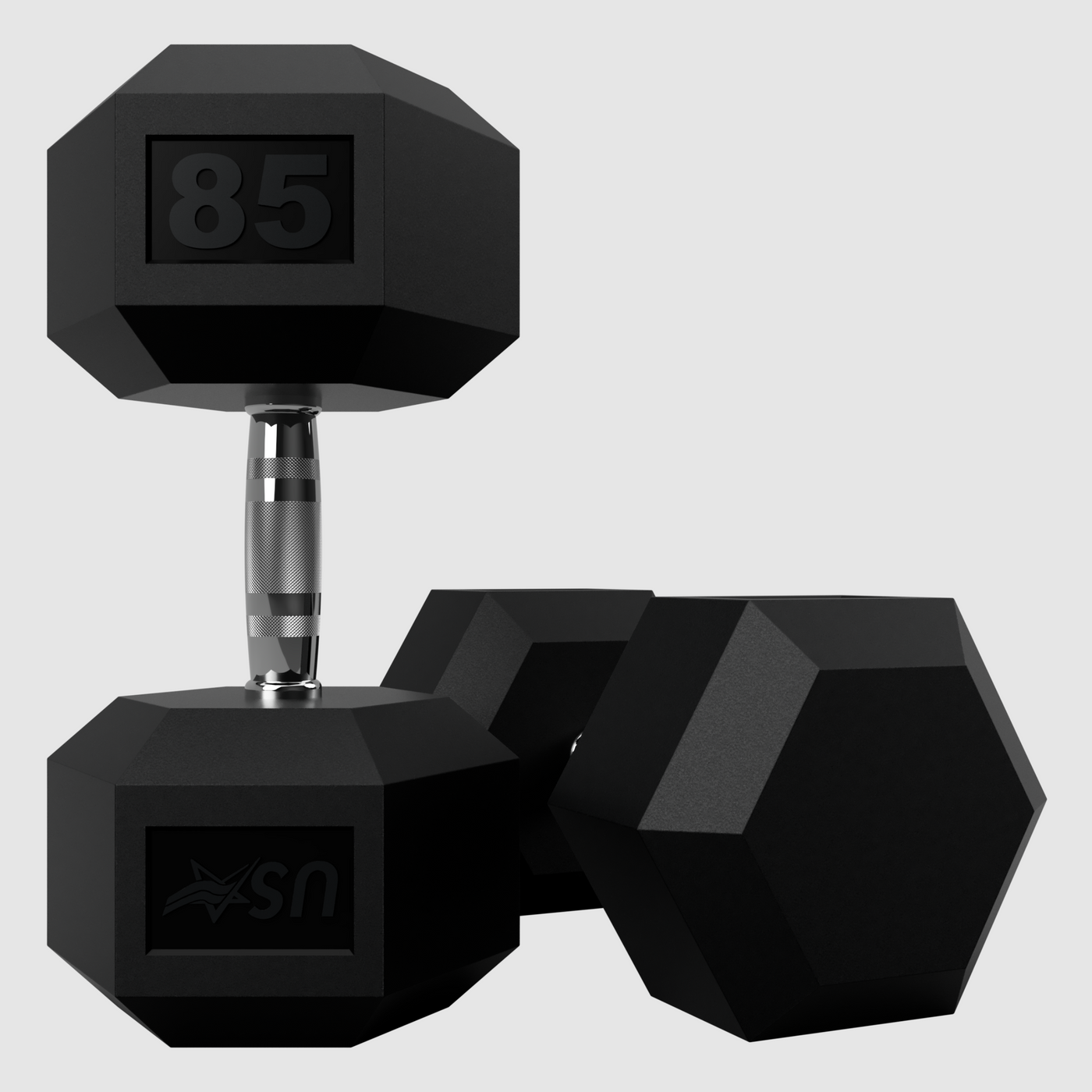 Hex Rubber Dumbbell