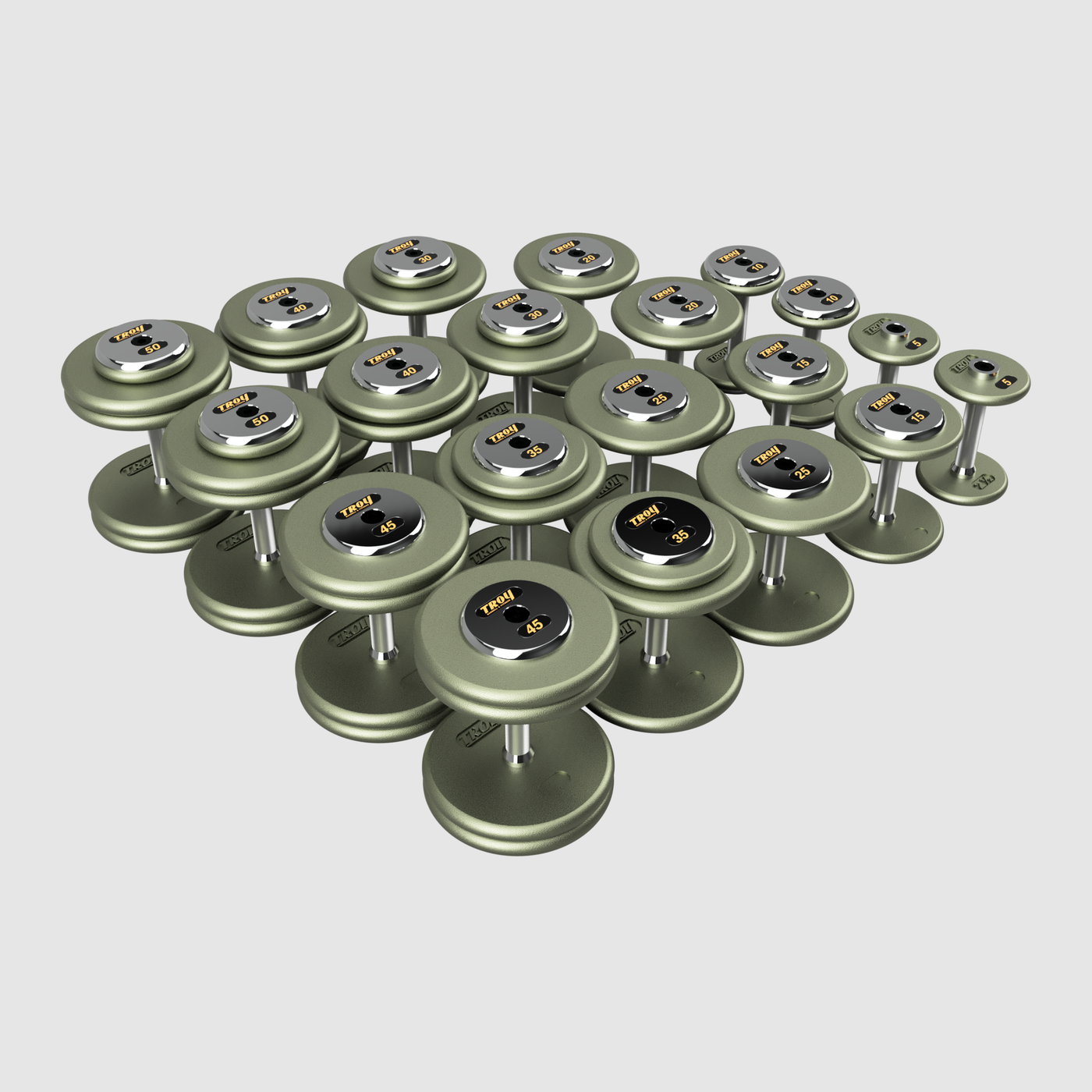 TROY Pro Style Dumbbells - HAMMERTONE