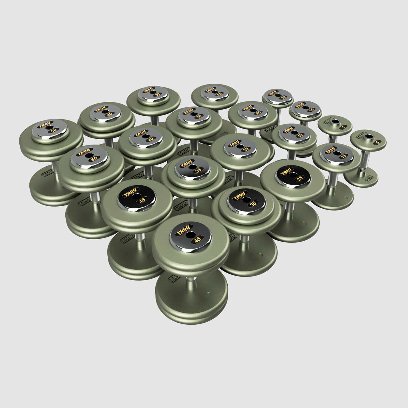 TROY Pro Style Dumbbells - HAMMERTONE