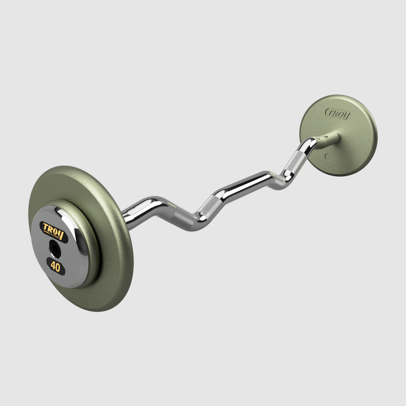TROY Pro Style Curl Barbell – Hammer-tone