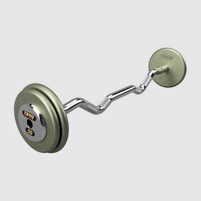 TROY Pro Style Curl Barbell – Hammer-tone