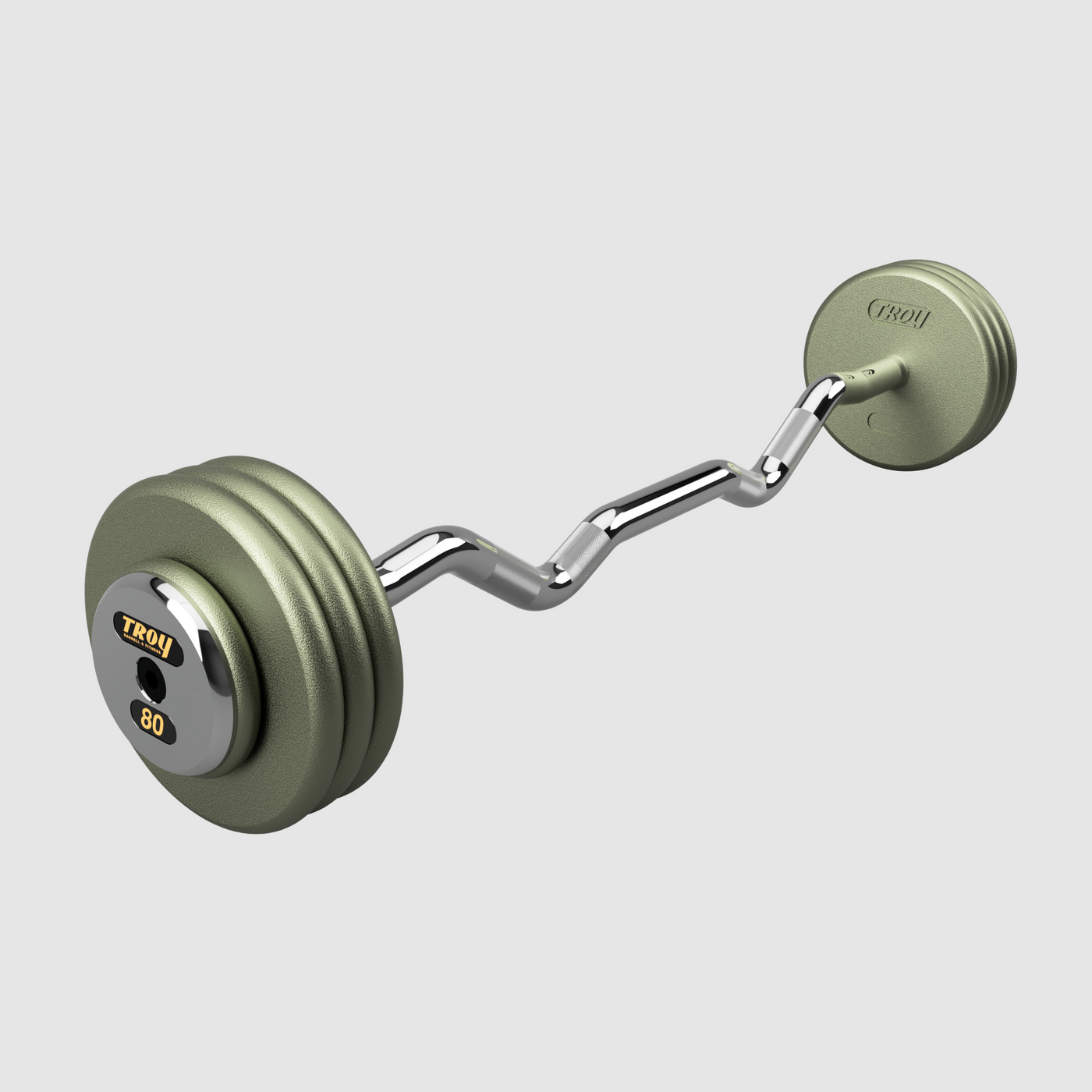 TROY Pro Style Curl Barbell – Hammer-tone