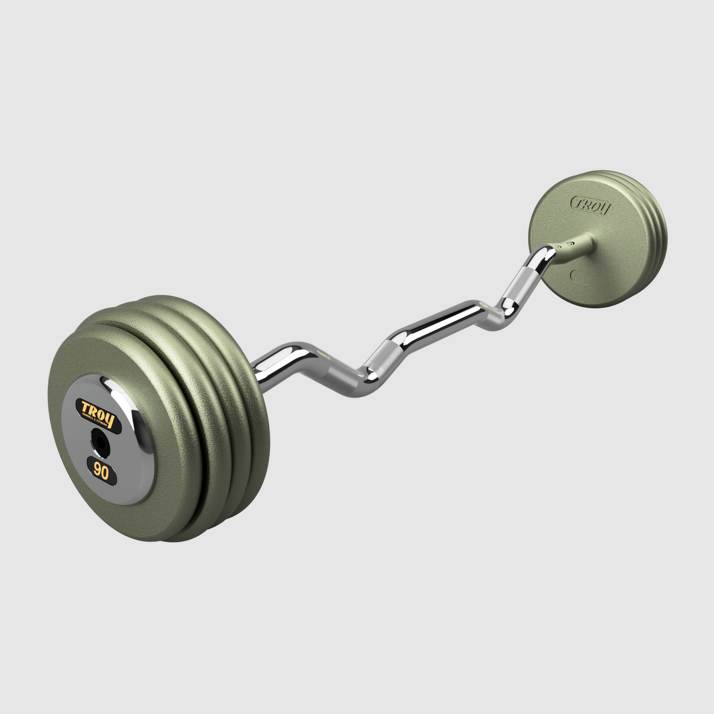 TROY Pro Style Curl Barbell – Hammer-tone
