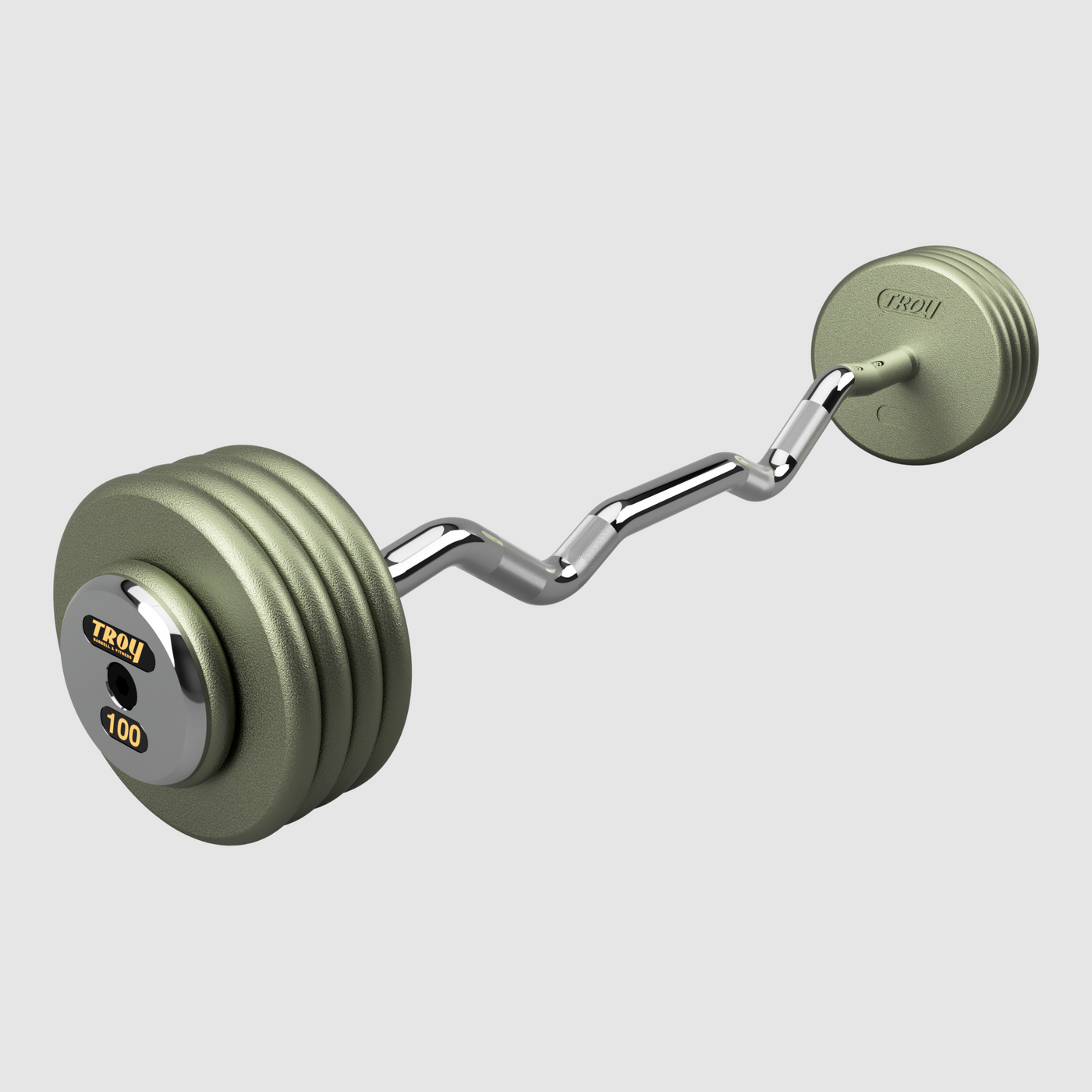 TROY Pro Style Curl Barbell – Hammer-tone