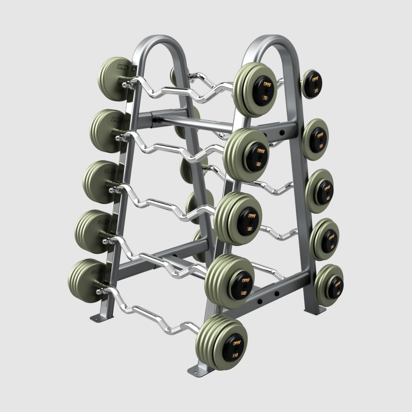 TROY Pro Style Curl Barbell – Hammer-tone