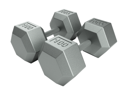 Hex iron dumbbells sale