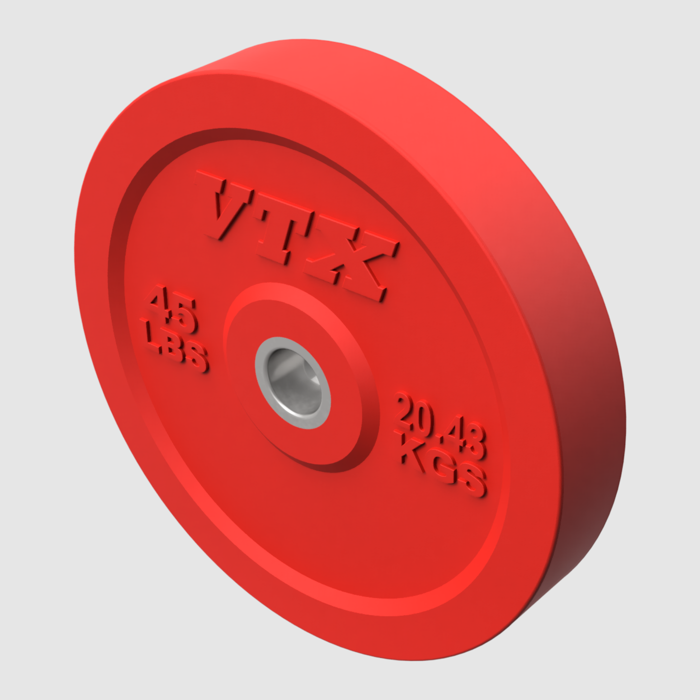 Solid Color Rubber Bumper Plate