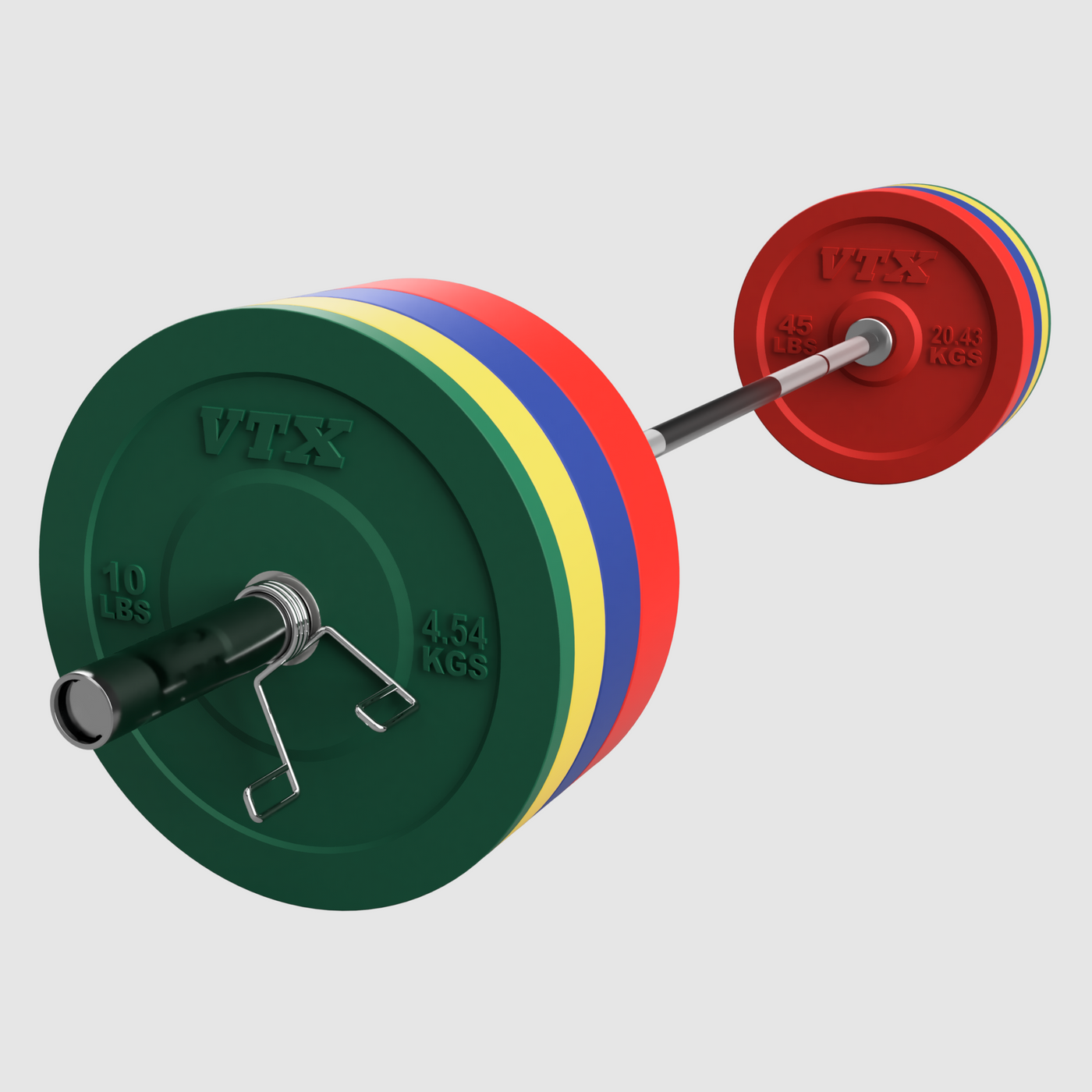 VTX Colored Bumper Plate Weight Set