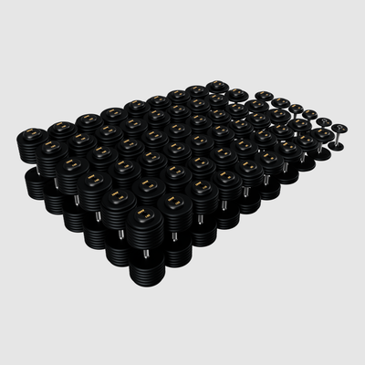 TROY Pro Style Dumbbells - Black Textured