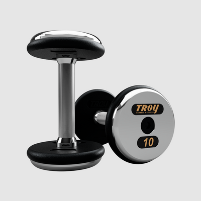 TROY Pro Style Dumbbells - Black Textured