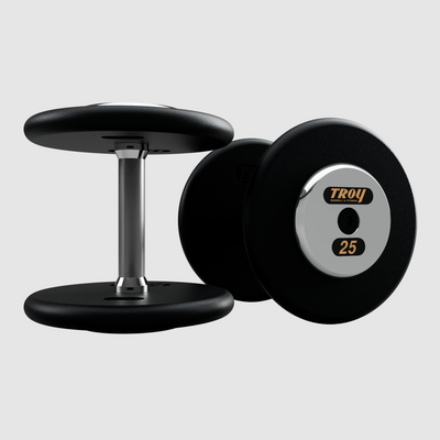 TROY Pro Style Dumbbells - Black Textured