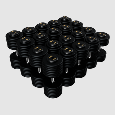 TROY Pro Style Dumbbells - Black Textured