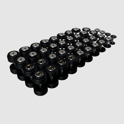 TROY Pro Style Dumbbells - black textured