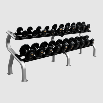 TROY Pro Style Dumbbells - black textured