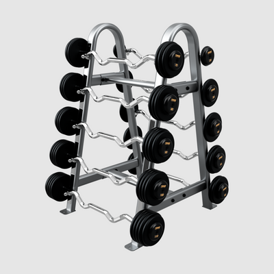 TROY Pro Style Curl Barbell – Black