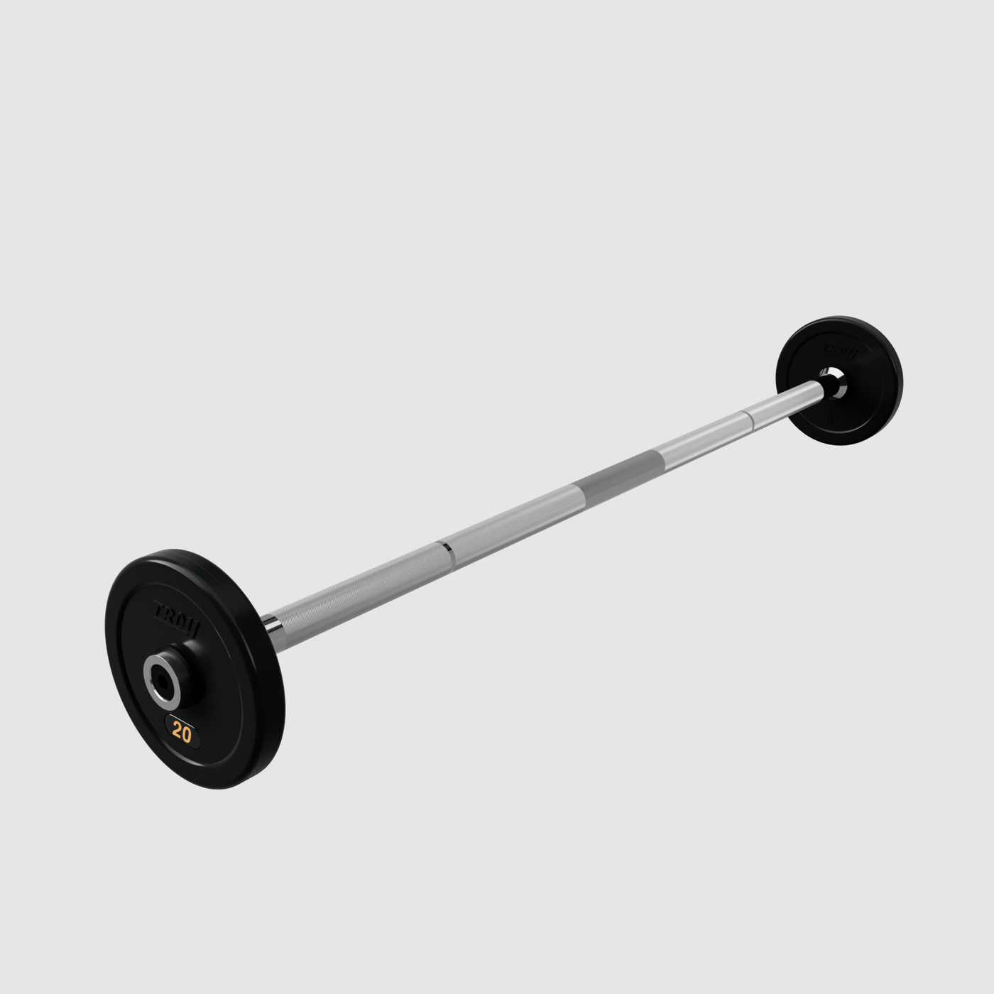 Troy Pro Style Rubber Encased Fixed Barbell