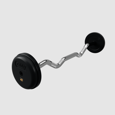 Troy Pro Style Rubber Encased Fixed Barbell