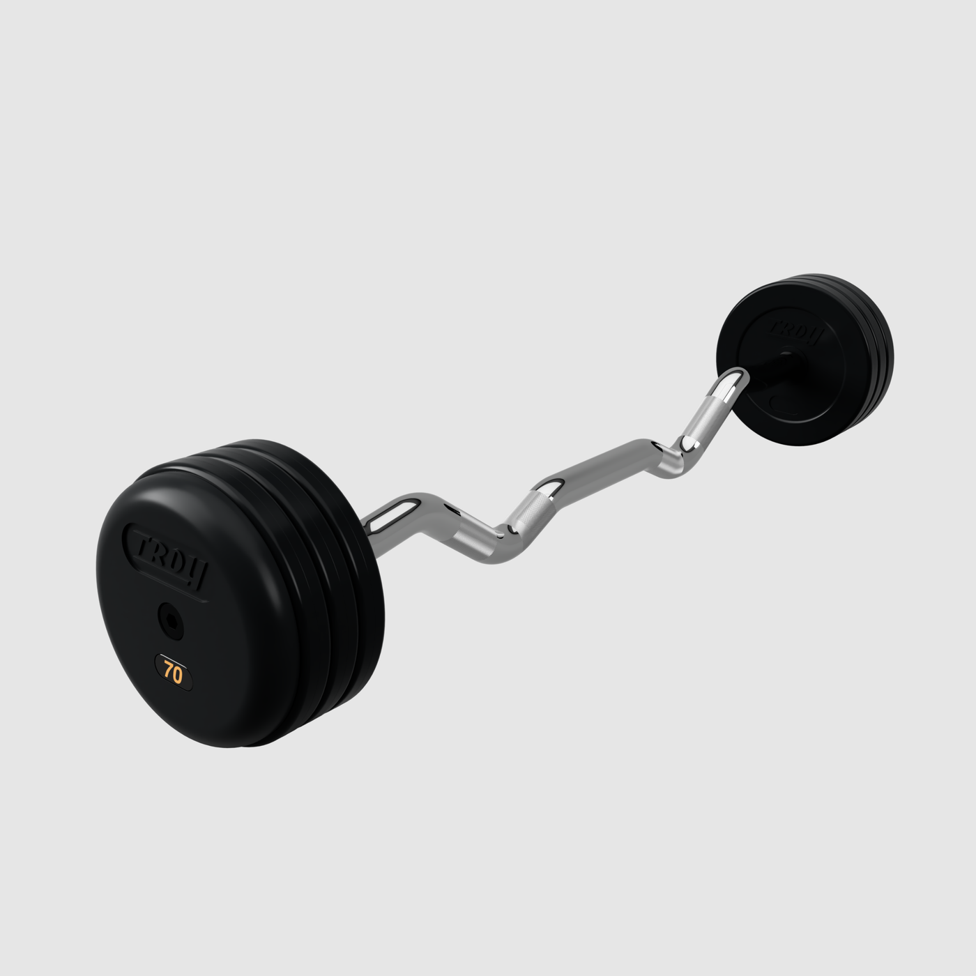 Troy Pro Style Rubber Encased Fixed Barbell