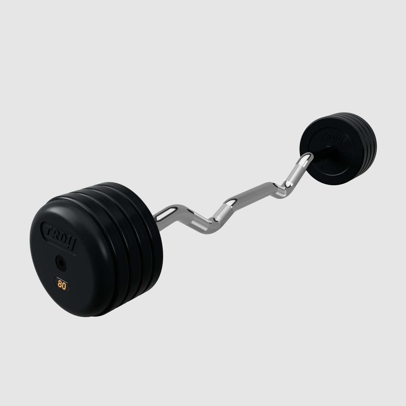 Troy Pro Style Rubber Encased Fixed Barbell