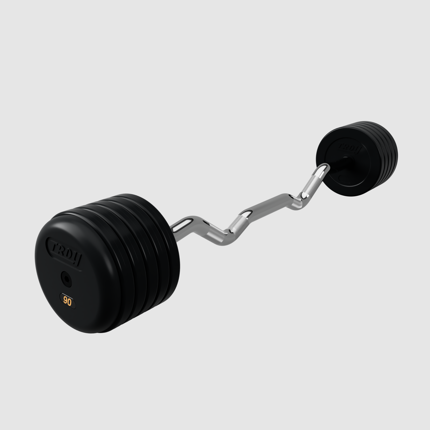 Troy Pro Style Rubber Encased Fixed Barbell