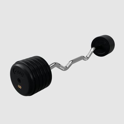 Troy Pro Style Rubber Encased Fixed Barbell