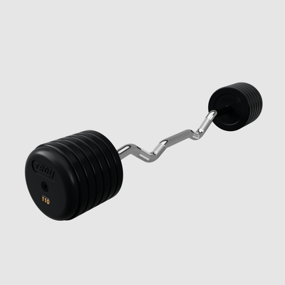Troy Pro Style Rubber Encased Fixed Barbell