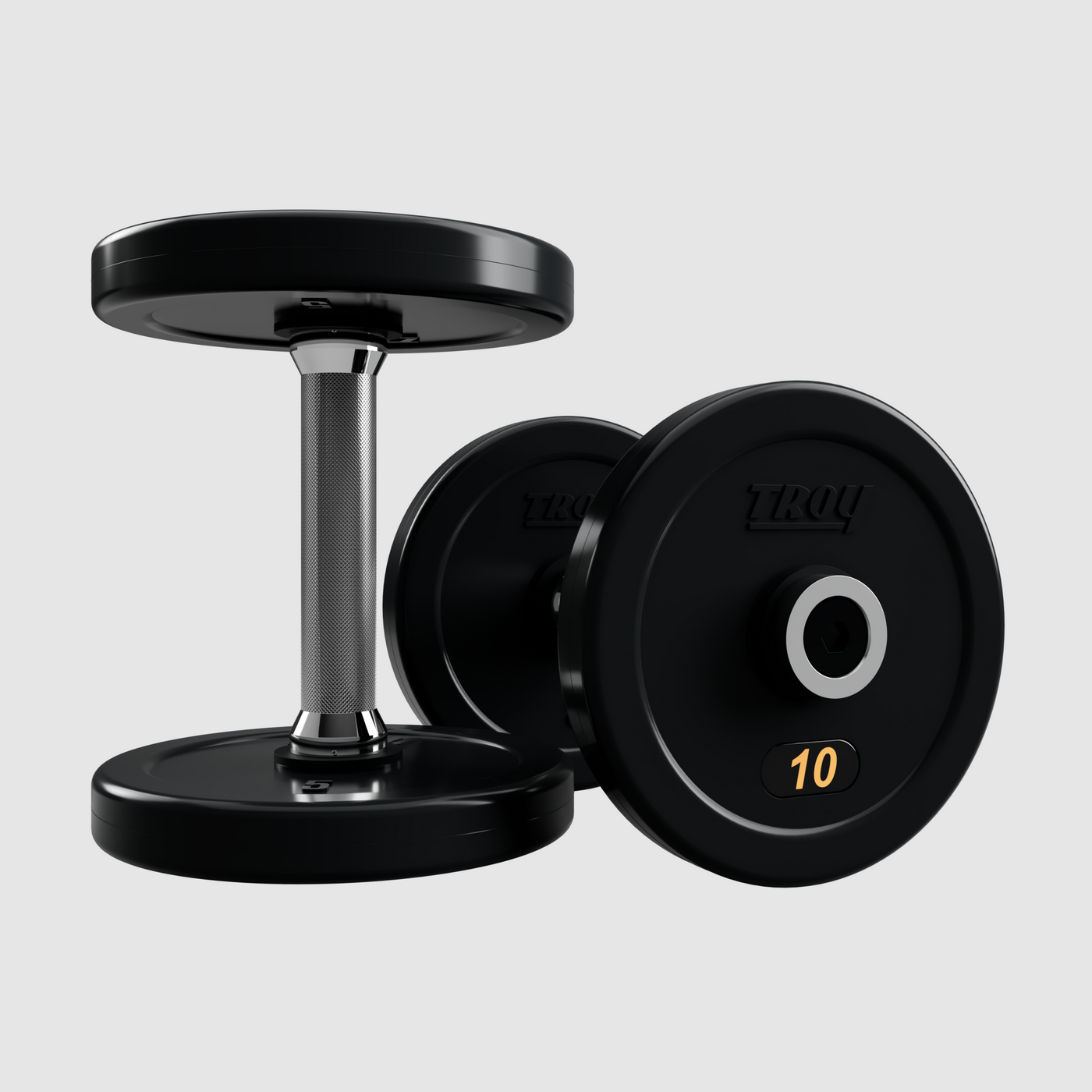 TROY Pro Style Dumbbells - Rubber Encased