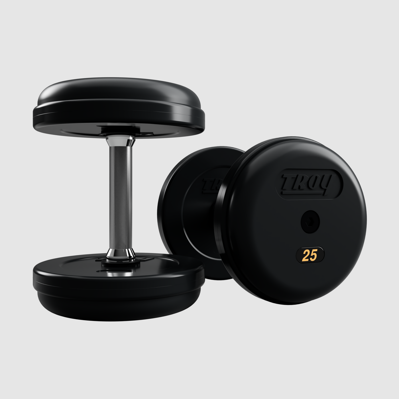 TROY Pro Style Dumbbells - Rubber Encased