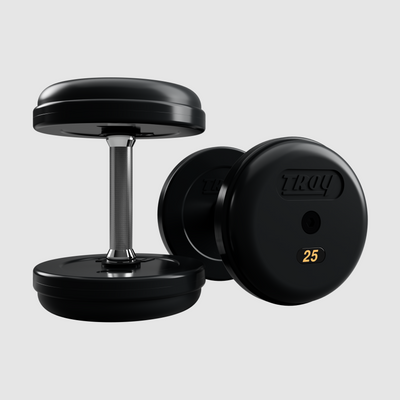 TROY Pro Style Dumbbells - Rubber Encased