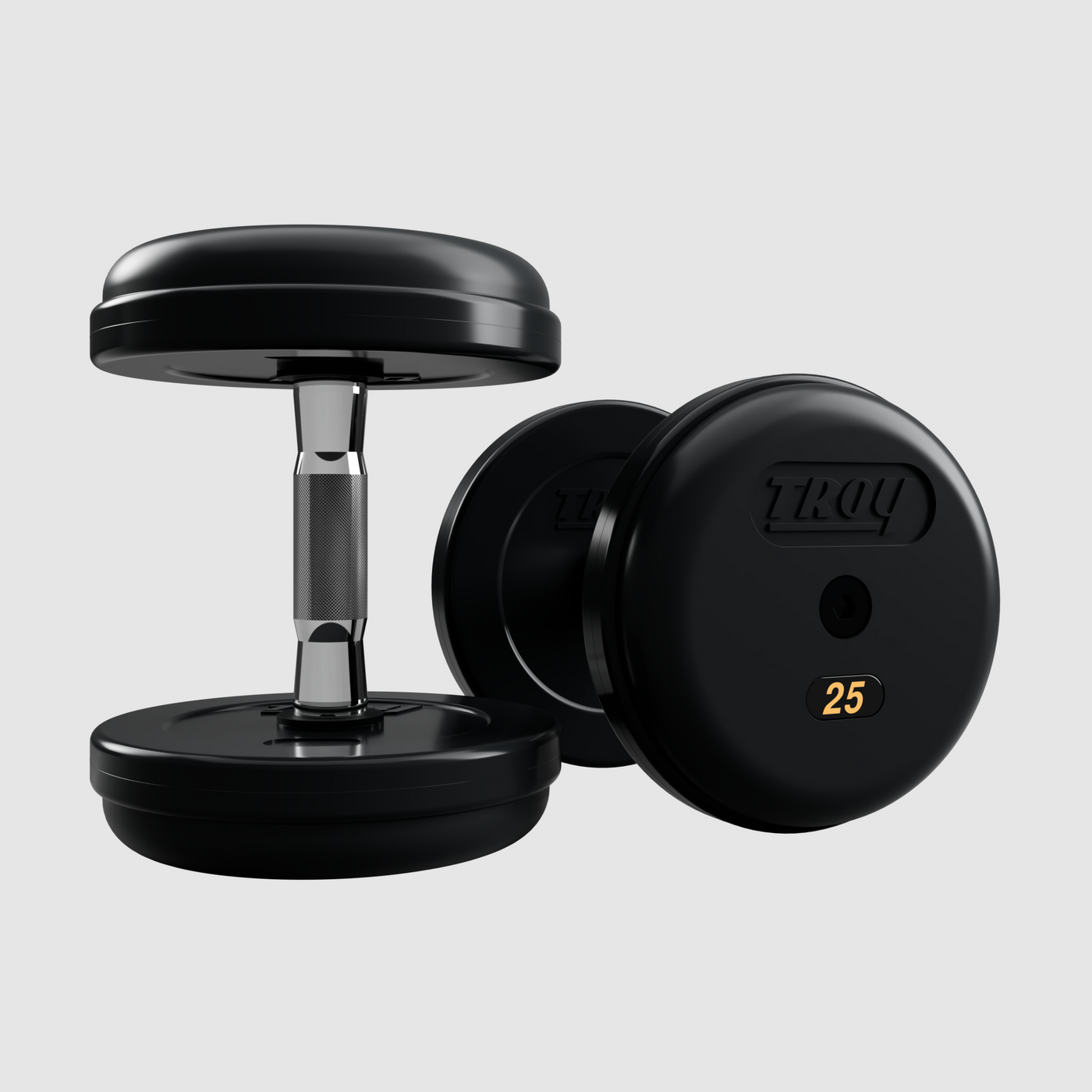 TROY Pro Style Dumbbells - Rubber Encased