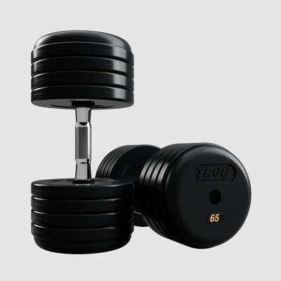 TROY Pro Style Dumbbells - Rubber Encased