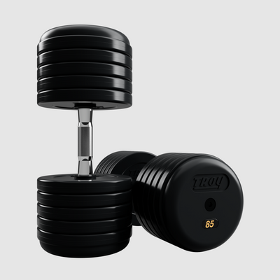 TROY Pro Style Dumbbells - Rubber Encased