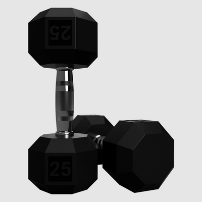 8-Sided Rubber Dumbbell