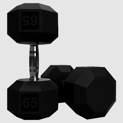 8-Sided Rubber Dumbbell