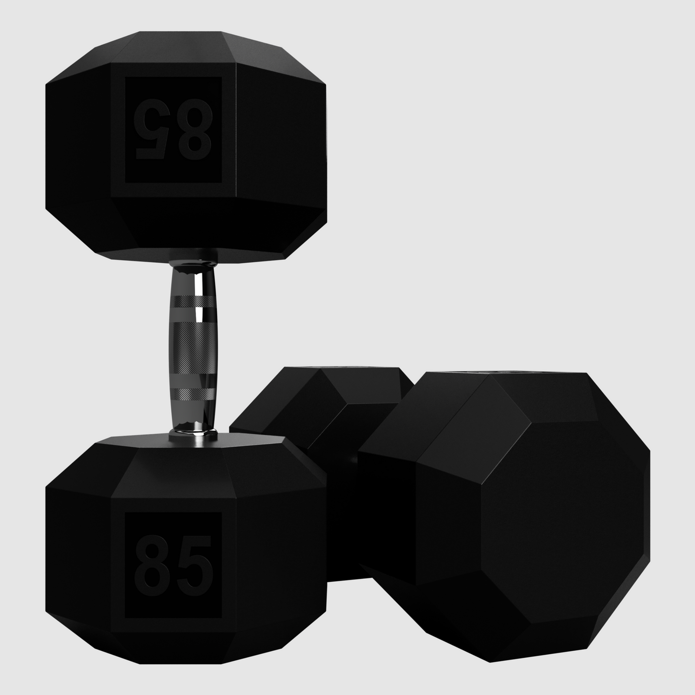 8-Sided Rubber Dumbbell