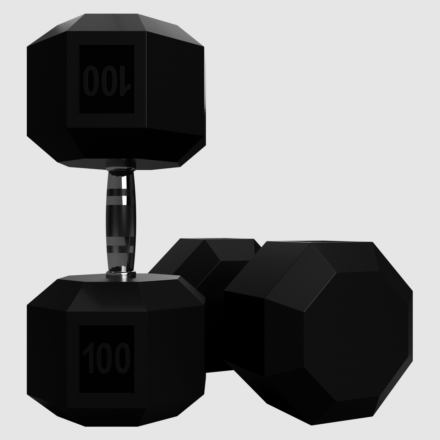 8-Sided Rubber Dumbbell