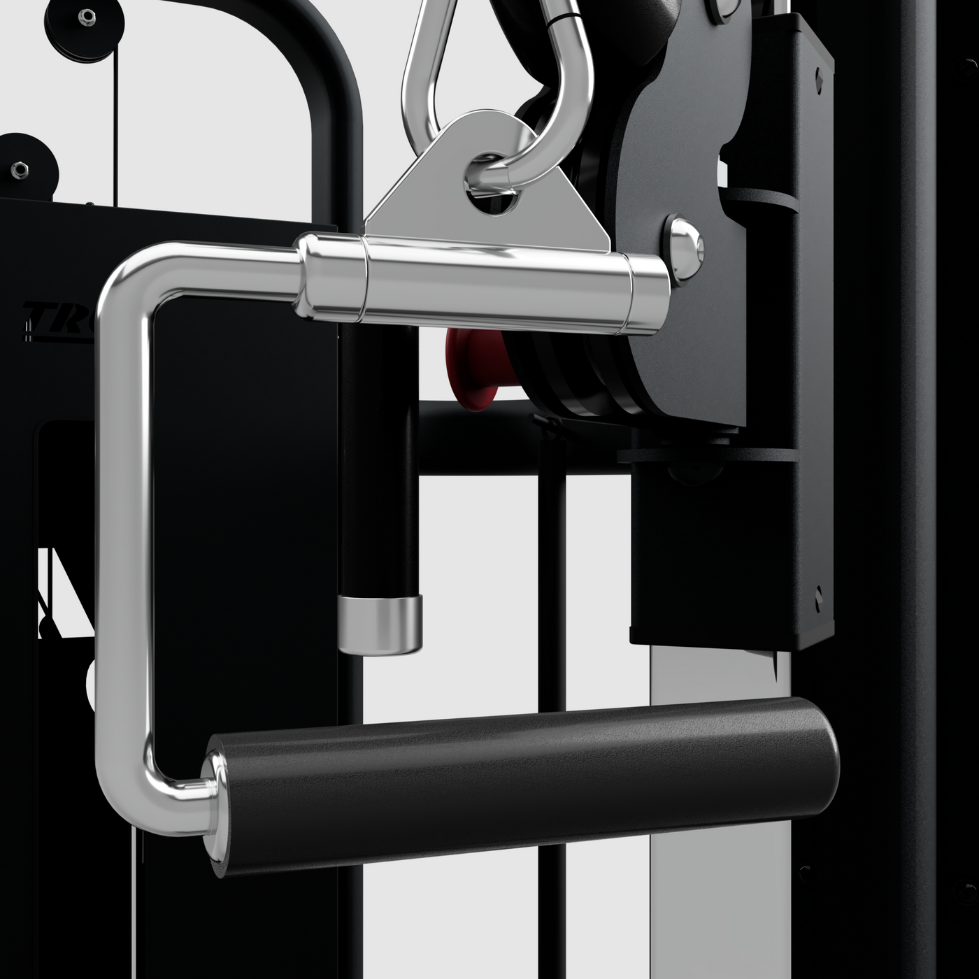 Revolving Stirrup Handle with Rubber Grip