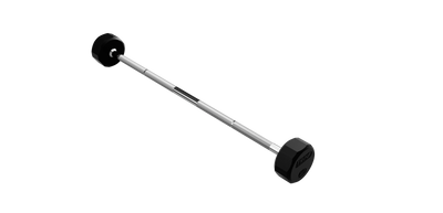 12 Sided Rubber Straight Barbell