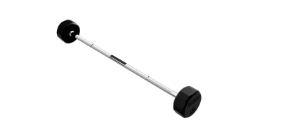 12 Sided Rubber Straight Barbell